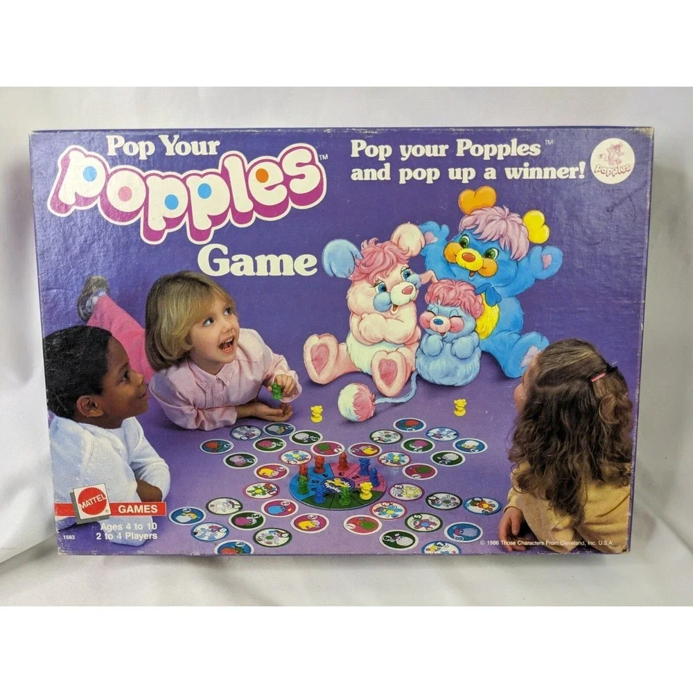 Pop Your Popples Game‎ 1986 Incomplete Mattel 1583